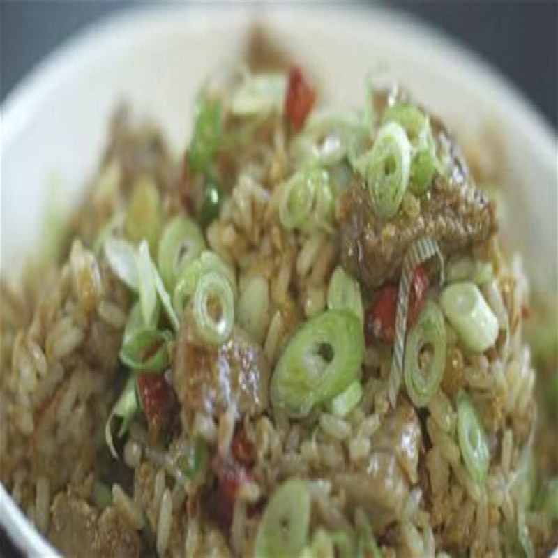 Nasi goreng met Varkenslapjes